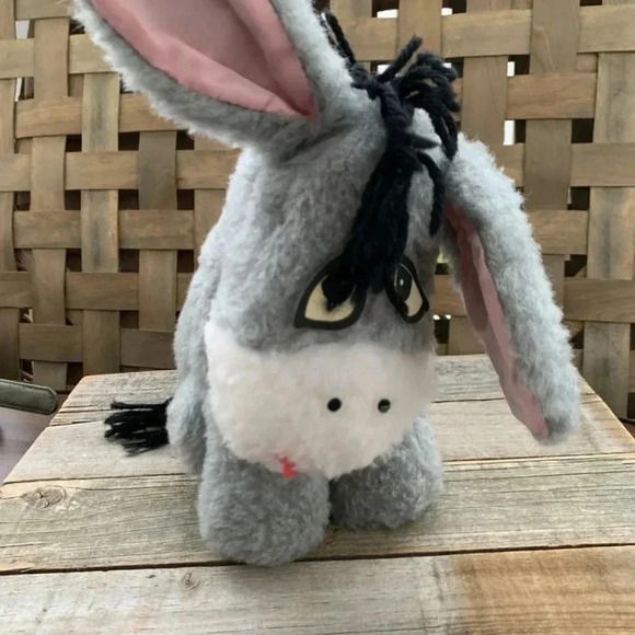 Vintage Disney Eeyore Stuffed Animal Sears Plush Winnie the Pooh - Picture 8 of 13